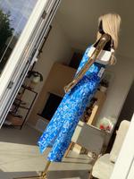 Ralph Lauren Kleid Maxikleid, royalblau-weiß, Baumwolle Hessen - Viernheim Vorschau