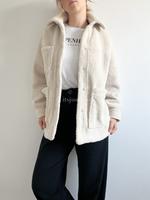 H&M Teddy Jacke Gr. XS creme Sachsen - Großröhrsdorf Vorschau