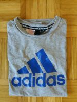 Adidas Shirt, grau, 152, Baumwolle Baden-Württemberg - Eggenstein-Leopoldshafen Vorschau