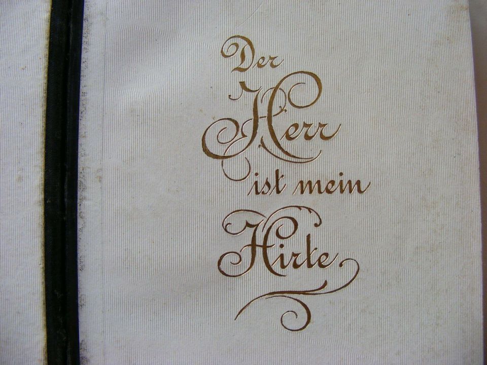 Gesangsbuch Wandle vor Gott und sei fromm -antik- von 1883 in Schönwölkau-Hohenroda