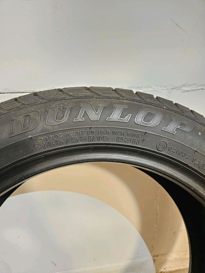 2x Dunlop Sport 185/55/R16 83 H Sommerreifen gebraucht in Hamburg