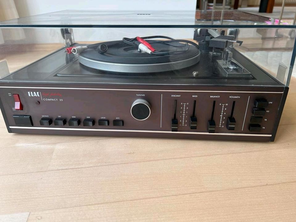 Vintage Plattenspieler ELAC Compact 25 Miracord 650 von 1973 in Hannover