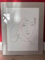 Picasso Kunstdruck auf Büttenpapier,,Gesicht mit Taube,, Nordfriesland - Tönning Vorschau