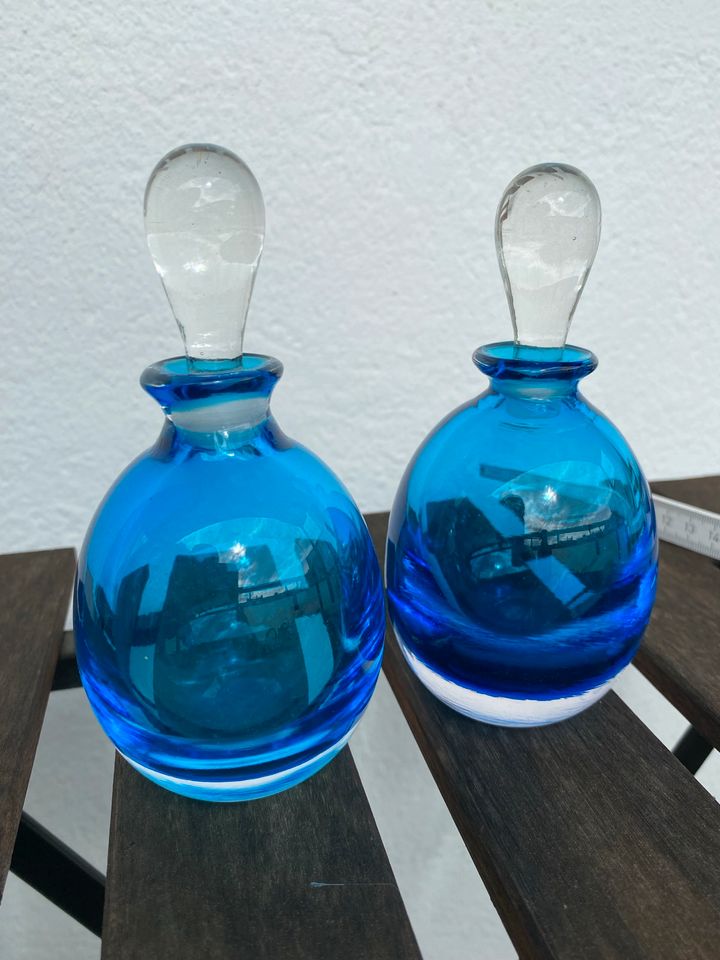 2 superschöne  mundgeblasene Glasobjekte in Düsseldorf