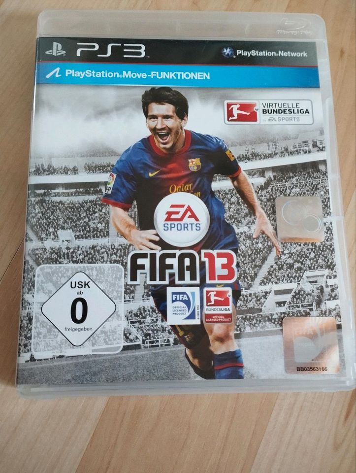 Playstation 3 Spiel FIFA 13 in top Zustand in Eberswalde