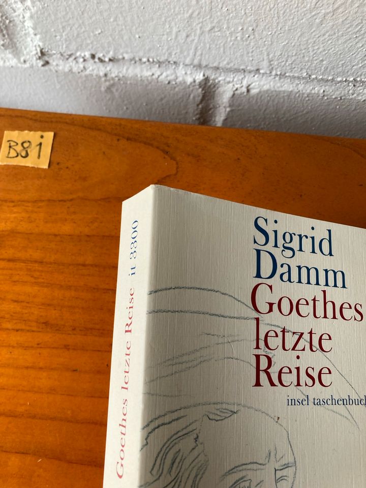 Sigrid Damm Goethes letzte Reise Insel Taschenbuch in Krefeld
