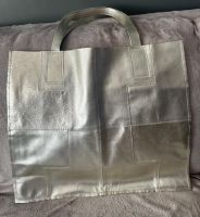 Shopper bag Ledertasche Silber Schleswig-Holstein - Westerrönfeld Vorschau