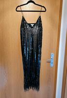 Glitzer Pailletten Abendkleid Midi schwarz Fransen Black Nordrhein-Westfalen - Neuenrade Vorschau