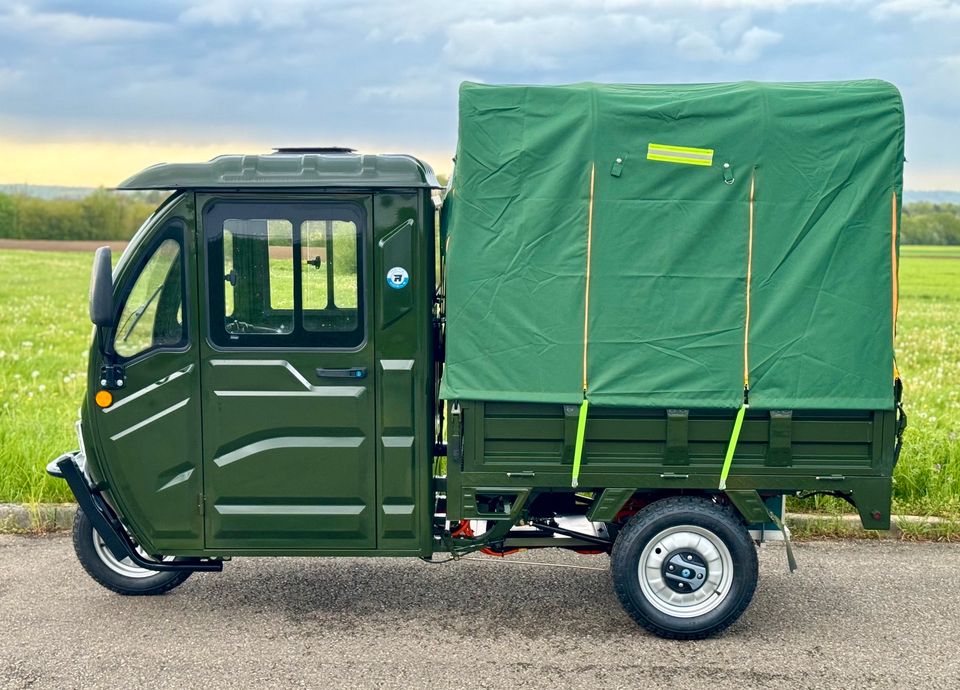 Kabinenroller Cargo Premium Elektro Pritsche 45 km/h 25 km/h Pickup ape in Dürnau
