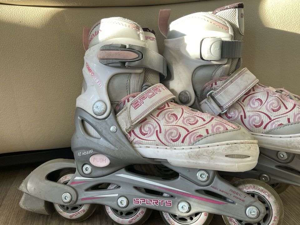 Mädchen Inline Skates Gr. 30-35 verstellbar in Eggersdorf