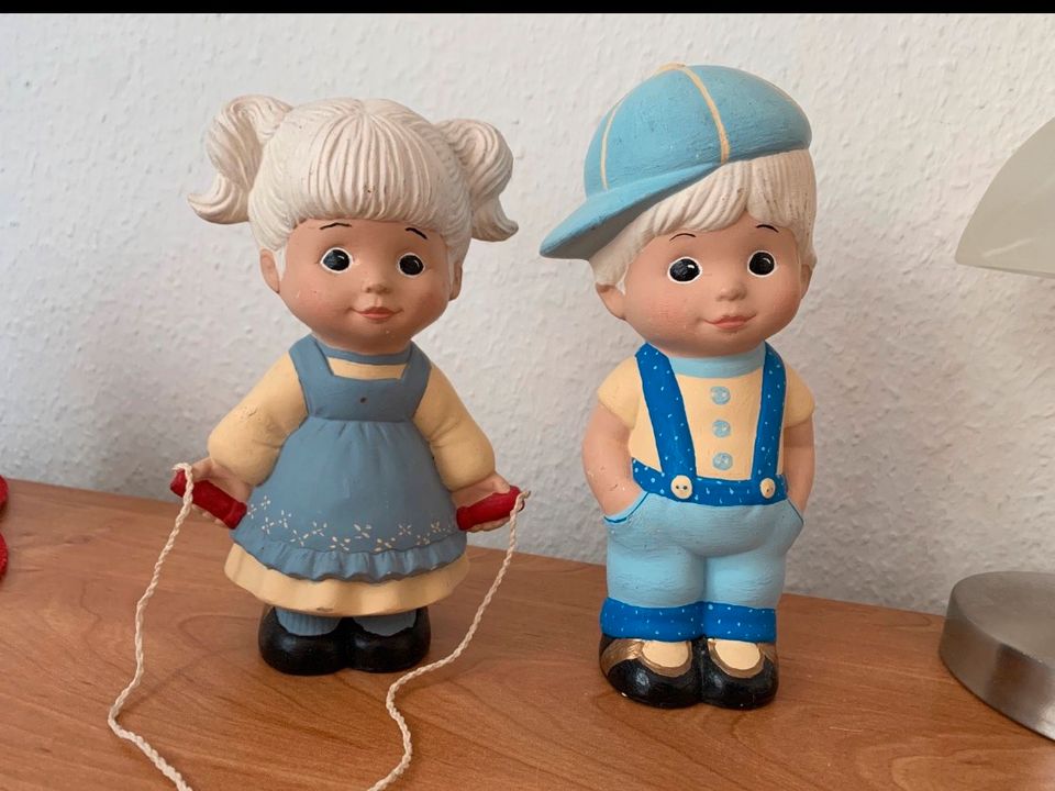 Keramik Figuren Mädchen und Junge in Dresden