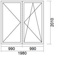 Balkontür - bodentiefes Fenster - 3-fach Glas - weiß - Kunststoff - Uw 0,83 - RA531 Brandenburg - Perleberg Vorschau