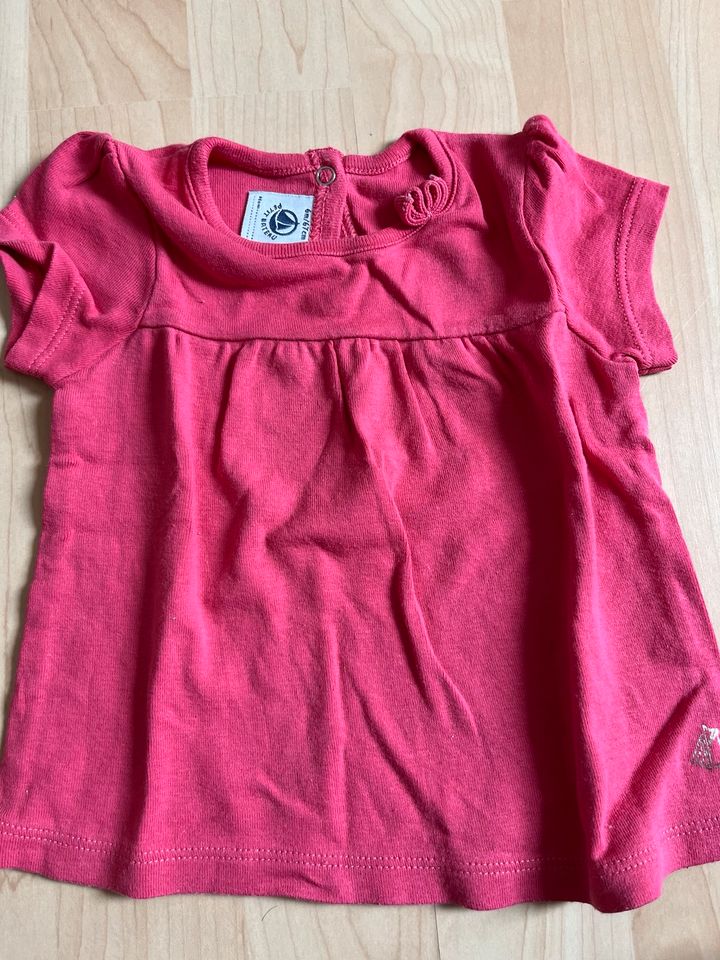 T-Shirt Petit Bateau Gr. 67 Mädchen pink in Griesheim