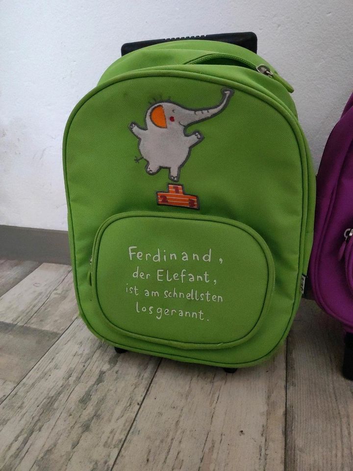 Kinder Koffer Reisekoffer Reisetasche JAKO-O grün in Mylau