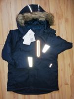 Blaue wattierte Winterjacke H&M Größe 128 NEU Bayern - Sonnefeld Vorschau