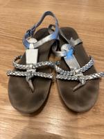 Dr. Scholl Römersandalen, geflochten, Leder, Gr.41, Silber Frankfurt am Main - Nordend Vorschau