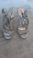Silberne Sandalen Gr. 40 Sachsen - Schneeberg Vorschau