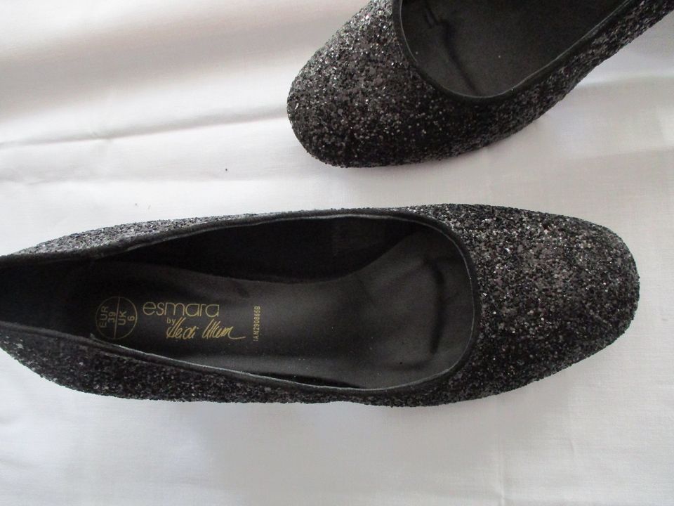 Pumps Gr. 39 / 6, neu Glitzer, Party, festliche Schuhe in Norderstedt