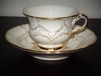 Meissen B-Form Weiss Gold Prunktasse mit Untertasse NEUWERTIG Hamburg-Mitte - Hamburg St. Georg Vorschau