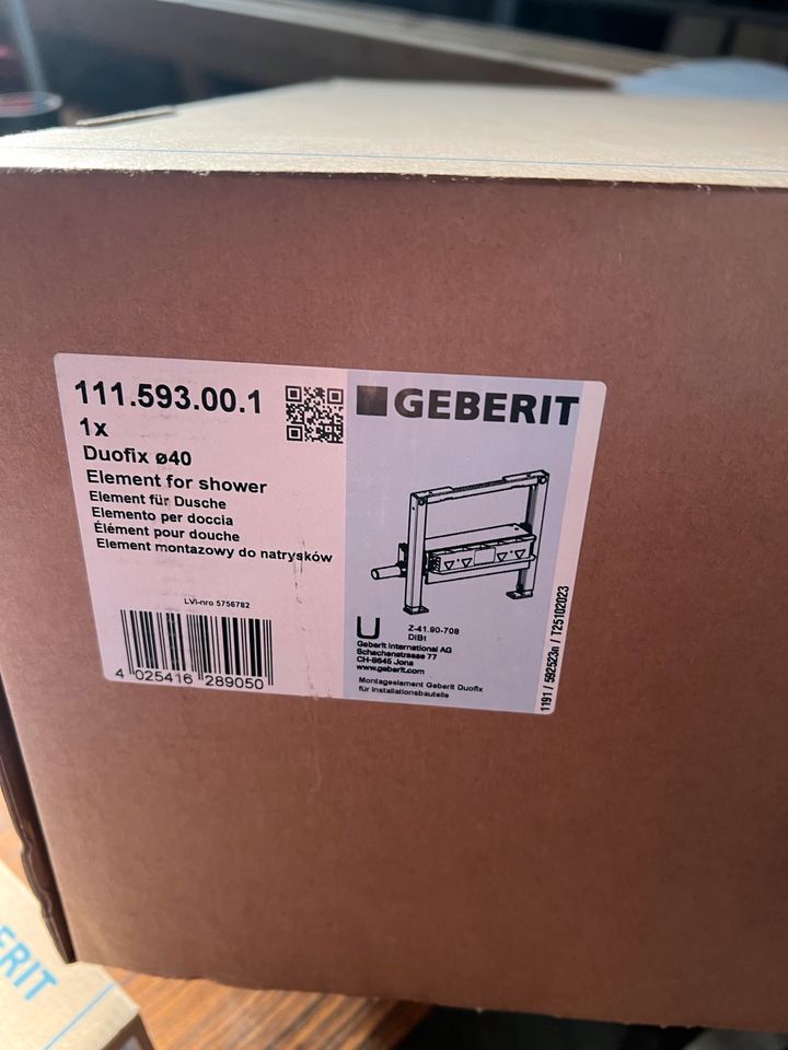 Geberit Duofix Element für Dusche (111.593.00.1) mit Fertigbauset in Lübben