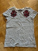 Hallhuber T-shirt mit Perlen Verzierung  XS Berlin - Spandau Vorschau