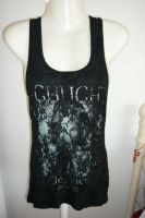 wie neu AMISU Tanktop Top Shirt schwarz Druckmotiv Gothic 36 S Düsseldorf - Flingern Süd Vorschau