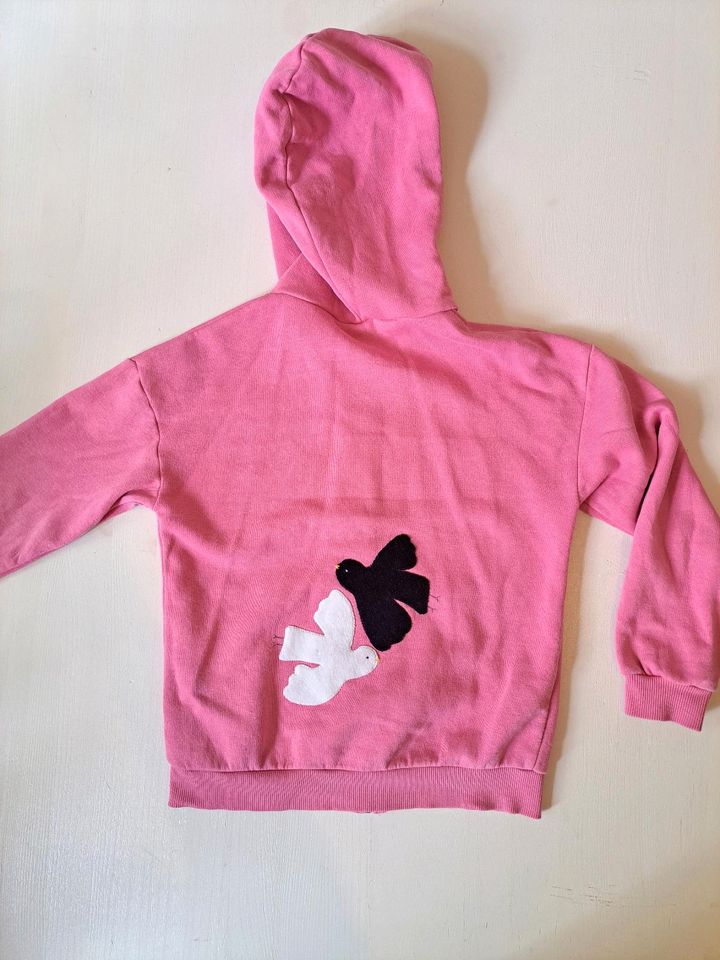 H&M Sweatjacke Hoodiejacke pink Gr.122/128 in Centrum