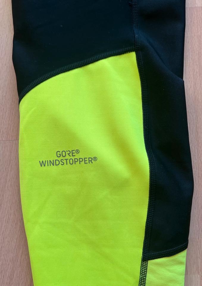 Hose, Sport, Gr.42, GORE Running Wear, schwarz/neon yellow, neu in Langenhagen