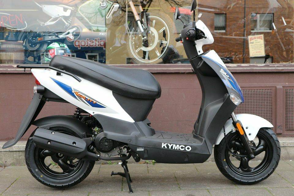 KYMCO AGILITY  50  E5  45km/h weiß/blau  NEUFAHRZEUG in Köln