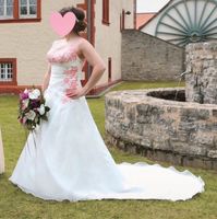 Brautkleid  - Hochzeitskleid - Ein Traum in Weiß und Rosa Niedersachsen - Söhlde Vorschau