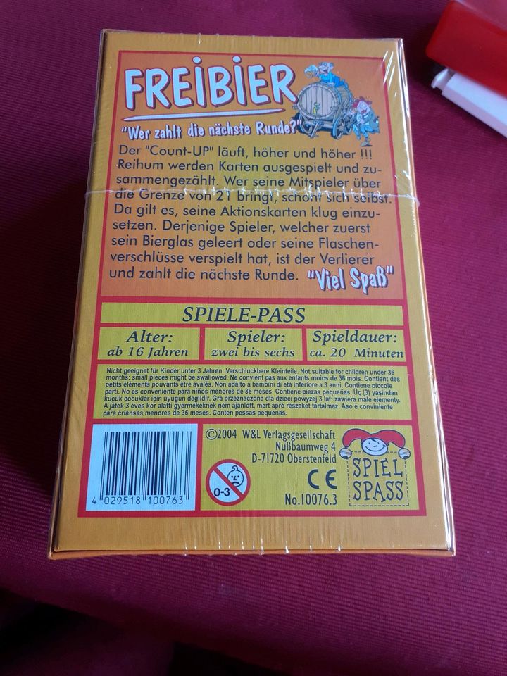 Freibier wer zahlt die nächste Runde Spiel in Bad Segeberg