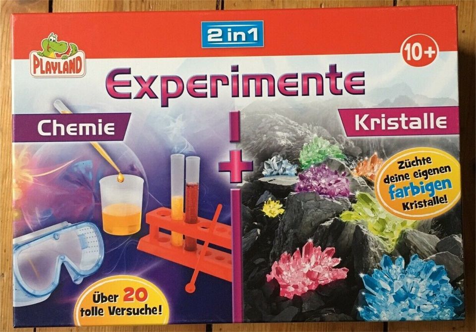 Playland Experimente 2 in 1: Chemie & Kristalle züchten 10+ in Jena