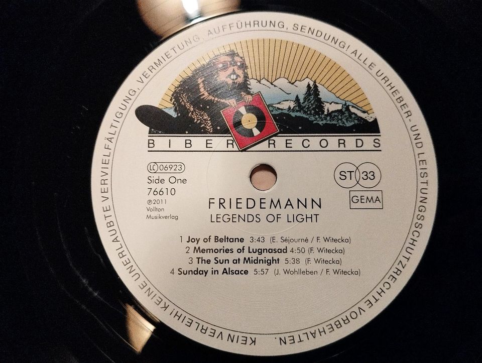 Friedemann Legends of Light 180gr. Insert Vinyl LP Schallplatte in Hagen