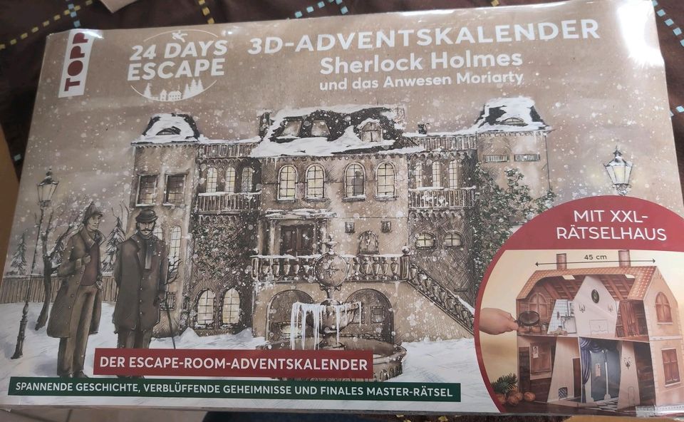 Adventskalender 3 D Sherlock Holmes und das Anwesen Moriarty in Reken