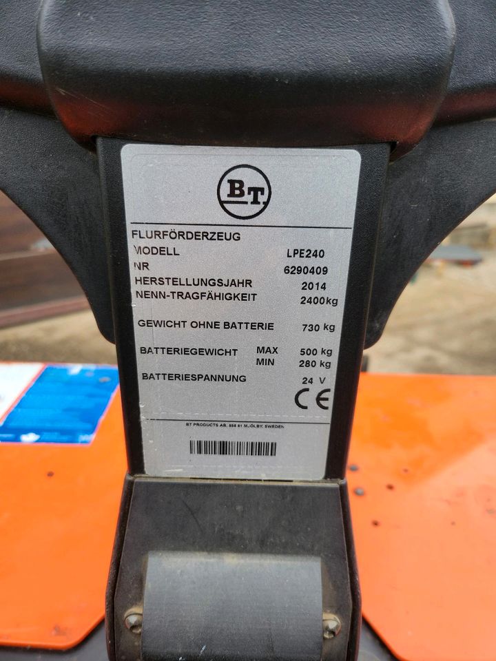 BT LPE 240 Kommissionierer Hubwagen Elektrohubwagen in Leipzig