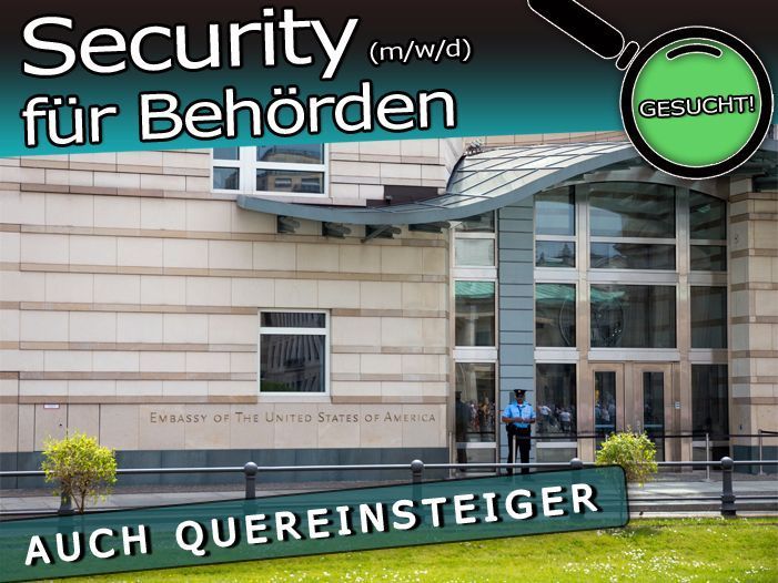 SECURITY für Behörde in Frankfurt am Main (m/w/d) gesucht | Entlohnung bis zu 2.800 € | Neueinstieg möglich! Festanstellung VOLLZEIT JOB | Sicherheitsmitarbeiter im Security Bereich in Frankfurt am Main