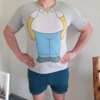 The Simpsons T-Shirt + Hose Homer Pyjama Sommer Bonn - Bad Godesberg Vorschau