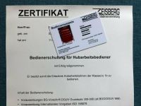Bedienerschulung Arbeitsbühnen Bühnenführerschein Nordrhein-Westfalen - Mönchengladbach Vorschau