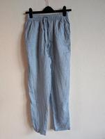 H& M Leinen Hose Gr S hellblaue Stoffhose Gummibund Sommer luftig Nordrhein-Westfalen - Würselen Vorschau