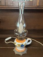 Vintage Tischlampe mit Messingfuß Petroleumlampe Hessen - Riedstadt Vorschau