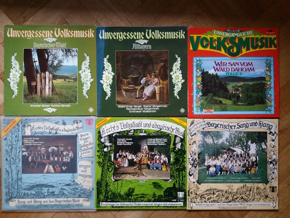 Volksmusik Bayrischer Wald, Niederbayern, Oberpfalz  (Vinyl,LP's) in Kirchberg i. Wald