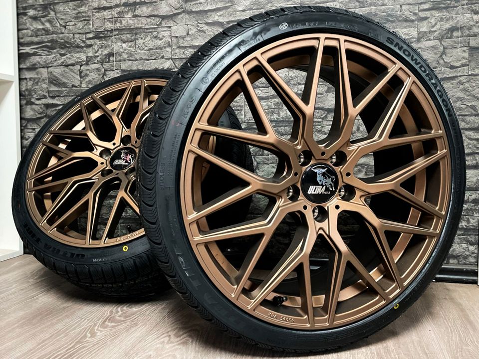 18 Zoll Felgen Ultra Wheels UA1 Evo 8x18 5x112 ET 45 für Audi A3 8P 8V GY Sportback e Tron TFSle Plug.in HybridA4 B8 A6 4G RS3 8V TT 8J 8S A8 4E Q2 GA Q3 8U Q3 RS Q3 8U F3 in Dorsten