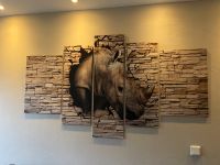 Wandbild XXL Bild Nashorn 5 teilig top Motiv Nordrhein-Westfalen - Erkrath Vorschau