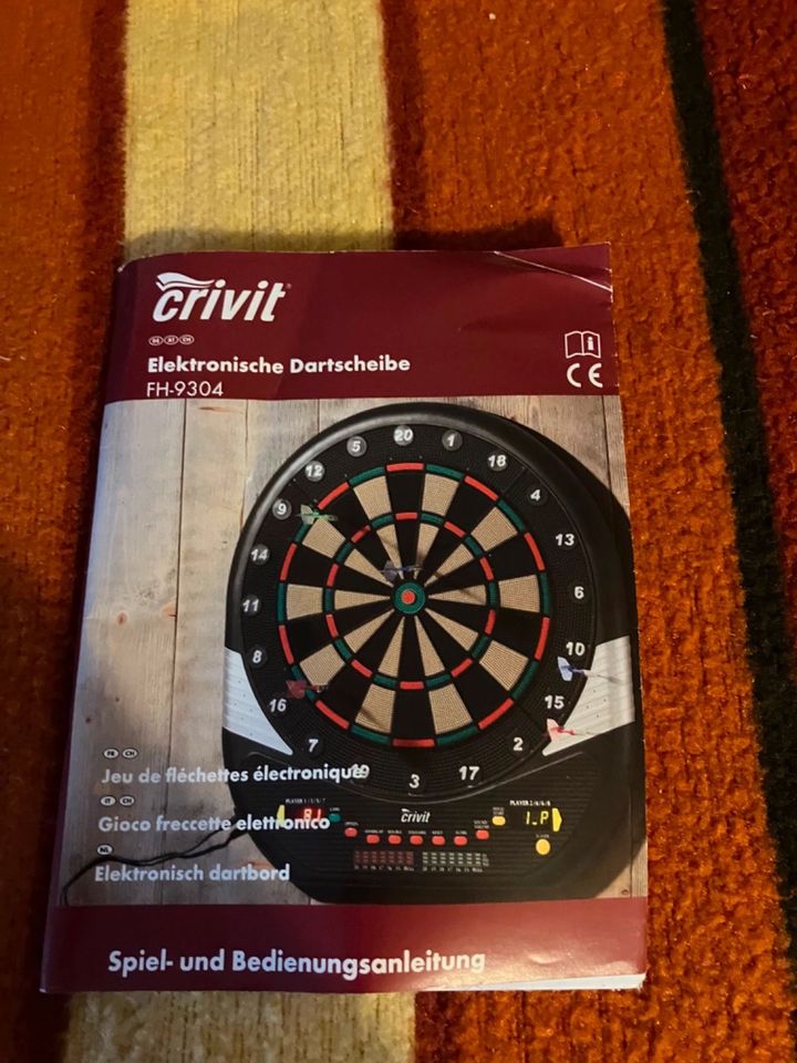 Elektronische Dartscheibe in Krummennaab