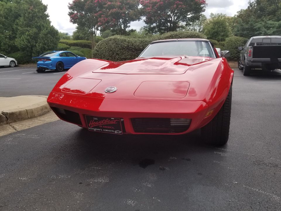 Corvette C3 1973 Targa, 350 Small Block 4 Speed in Bad Salzschlirf