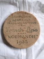 Bronze Medaille Compagnie Generale Normandie 1935 Bayern - Gröbenzell Vorschau