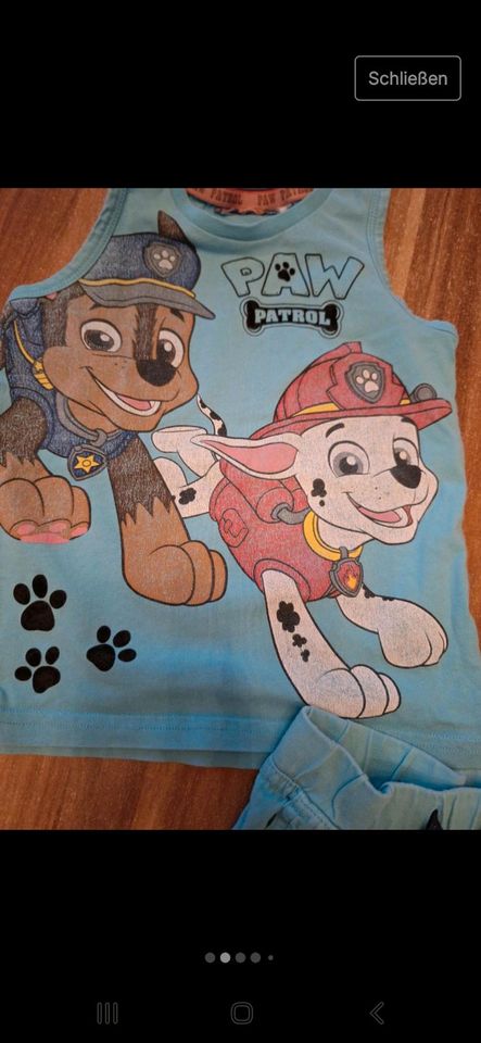 * Set - Paw Patrol Tanktop und kurze Hose - Gr. 86/92 * in Spiesen-Elversberg