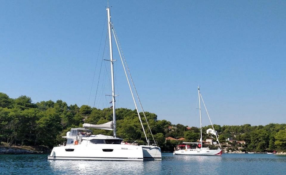 Segeln in Kroatien auf Katamaran, Mitsegeln, Törn-Segelgemeinscha in Weissach