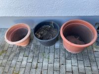 3 große Pflanztöpfe aus Kunststoff Bayern - Gangkofen Vorschau