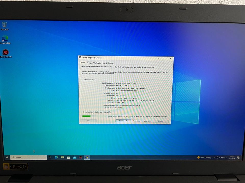 Acer Aspire E5-772G Win 10 Pro Core i5-5200U 2,20GHz 8GB 512GB in Köln